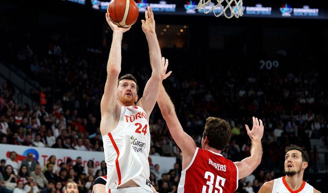 FIBA EuroBasket 2025 Elemeleri B Grubu 3. maçında A Milli