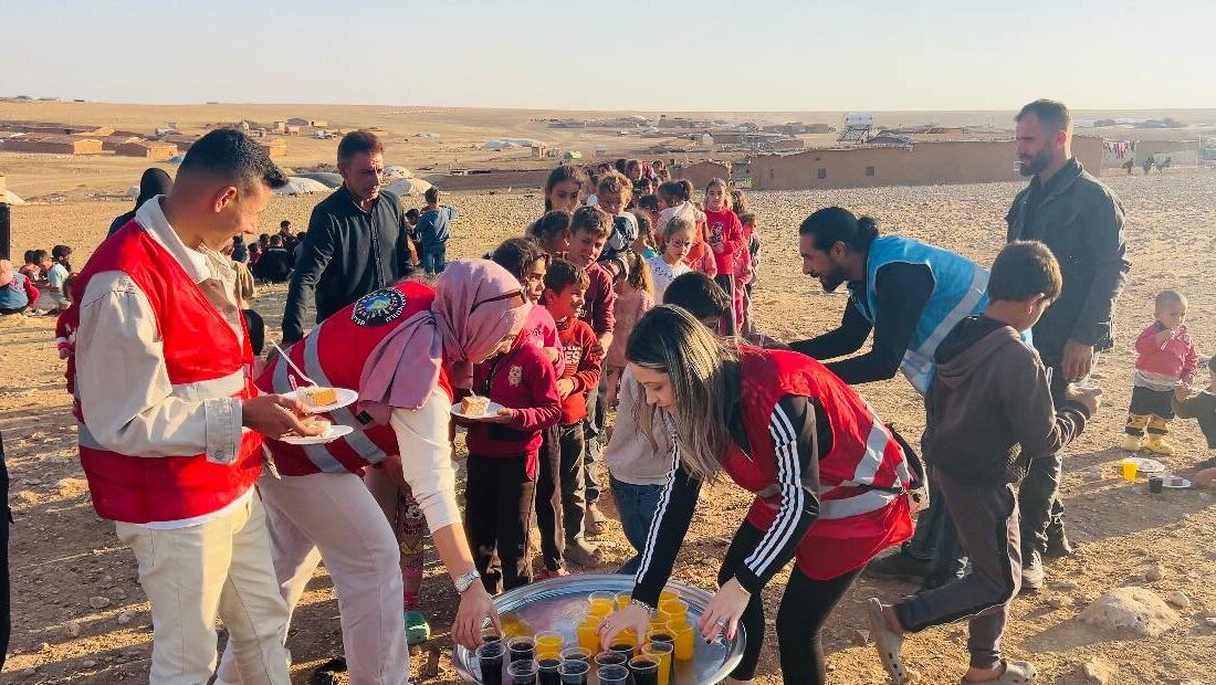 Şanlıurfa’nın Ceylanpınar ilçesinde elektrik ve suyun olmadığı kırsal bölgeye ulaşan