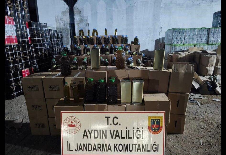 Aydın'da jandarma ekipleri tarafından gerçekleştirilen çalışmalar kapsamında toplamda 8 ton
