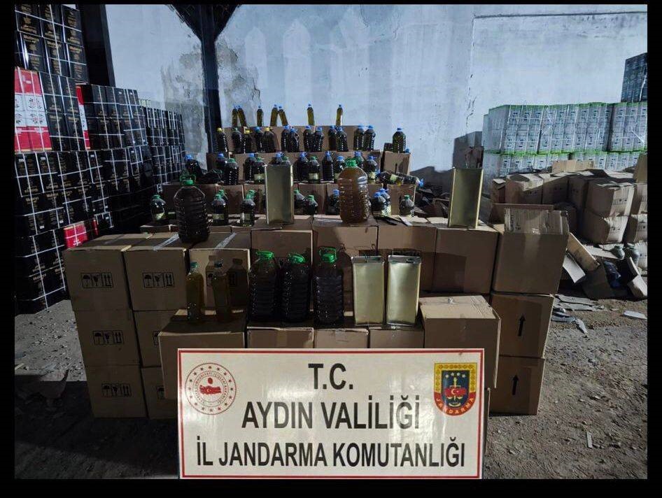 Aydın'da jandarma ekipleri tarafından gerçekleştirilen çalışmalar kapsamında toplamda 8 ton