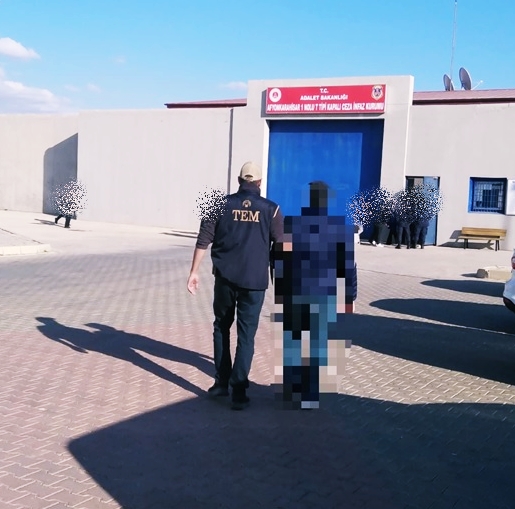 Afyonkarahisar İl Emniyet Müdürlüğü ekipleri, FETÖ/PDY Silahlı Terör Örgütü Üyesi
