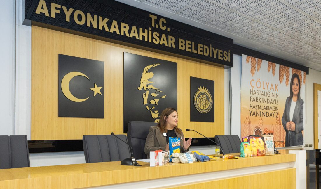 Afyonkarahisar Belediye Başkanı Burcu Köksal, çölyak hastalarına özel hazırlanan glütensiz