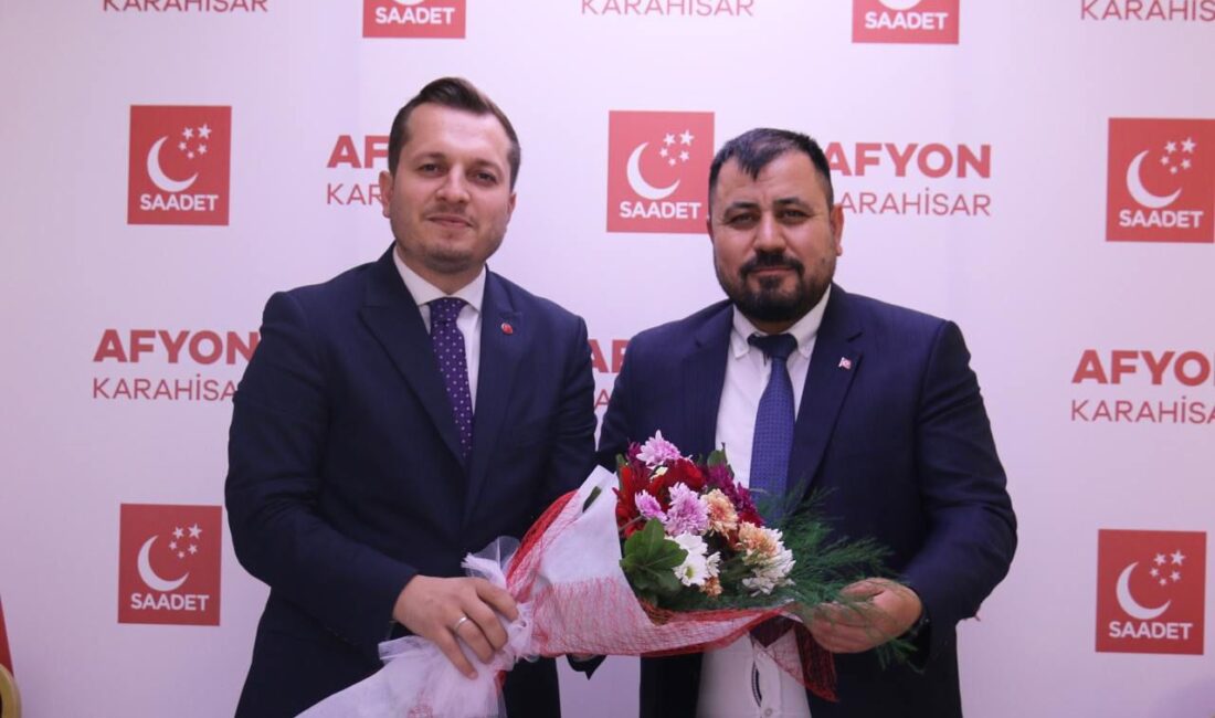Afyonspor Kulüp Başkanı Mevlüt Akkuş ve yönetimi, Saadet Partisi Afyonkarahisar