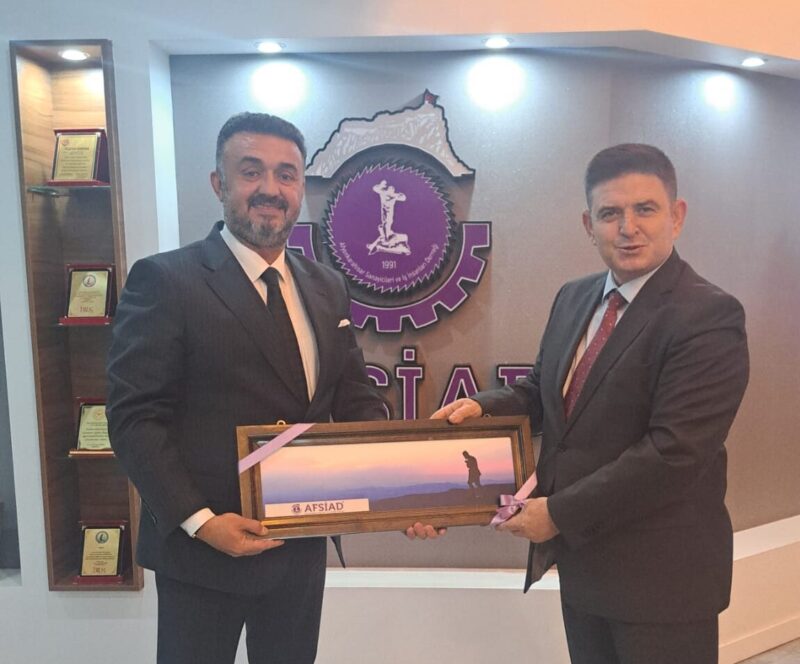 Afyonkarahisar Defterdarı İbrahim Gündüz, Afyonkarahisar Sanayicileri ve İş İnsanları Derneği