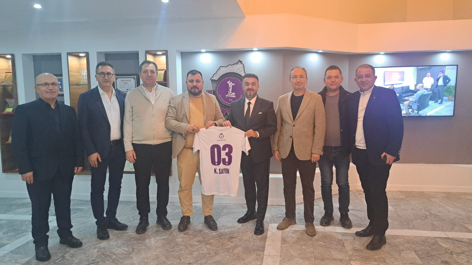 Afyonspor Kulüp Başkanı Mevlüt Akkuş, Afyonkarahisar Sanayicileri ve İş İnsanları