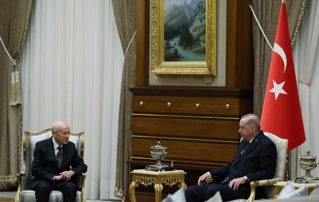 Cumhurbaşkanı Recep Tayyip Erdoğan, MHP Genel Başkanı Devlet Bahçeli ile