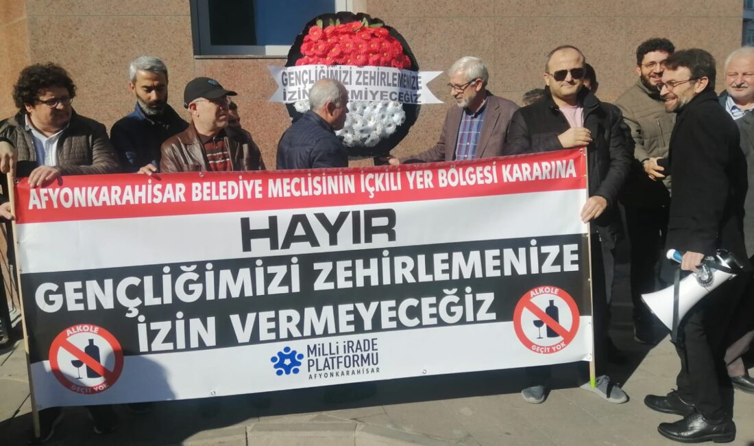 Afyonkarahisar Milli İrade Platformu (AMİP), Afyonkarahisar Belediye Meclisi’nde alınan içkili