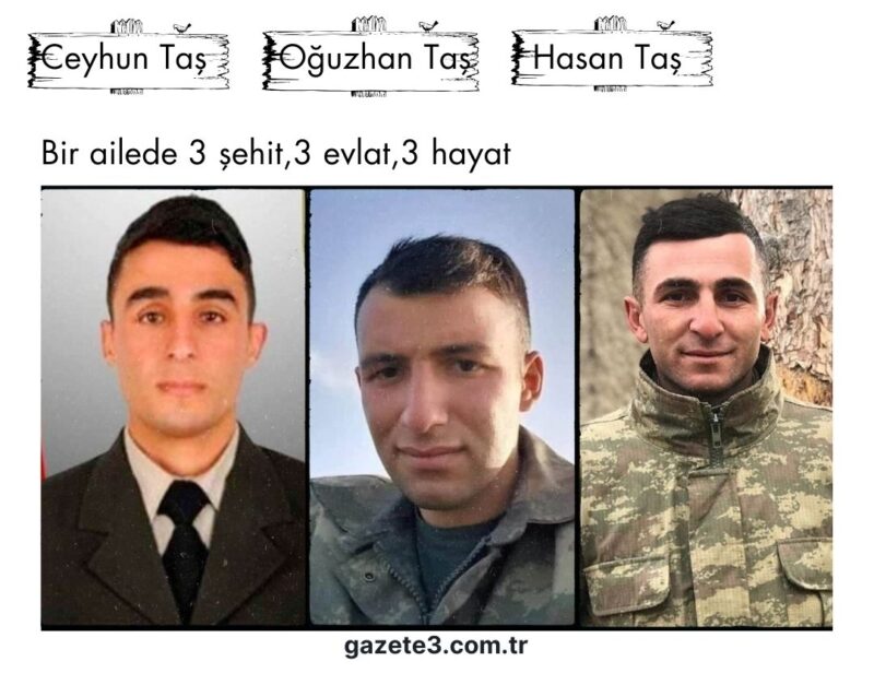 3 kuzen 3 amcaoğlu P. söz. Er Hasan Taş Pençe-Şimşek