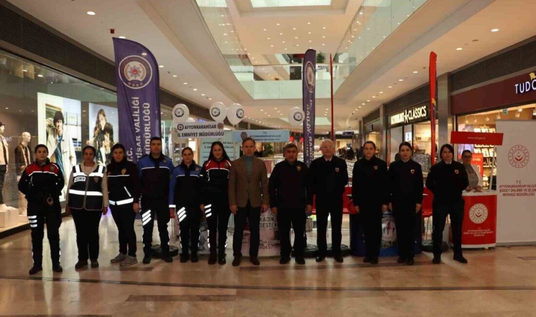 Afyonkarahisar İl Emniyet Müdürlüğüne bağlı ekipler tarafından 25 Kasım Kadına