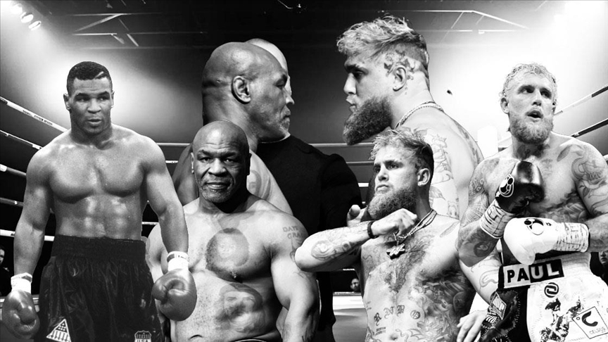 Eski ağır sıklet boks şampiyonu Mike Tyson ile YouTuber Jake