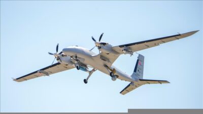 Bayraktar AKINCI TİHA, milli olarak geliştirilen lazer arayıcı başlıklı güdümlü