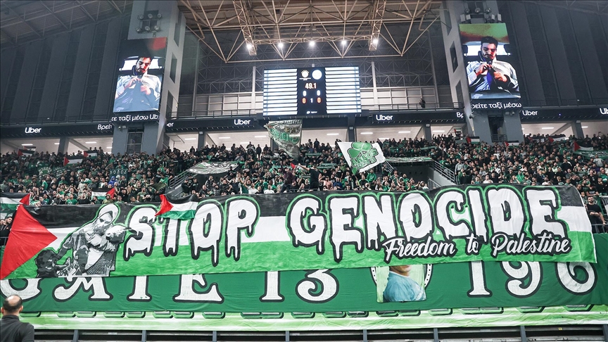 Yunanistan’ın başkenti Atina’da Yunan Panathinaikos takımı ile İsrail ekibi Maccabi