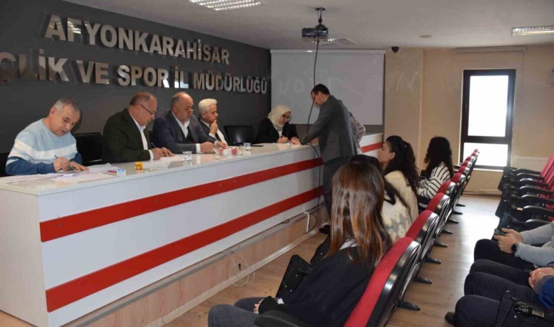 Afyonkarahisar Gençlik ve Spor İl Müdürlüğü’ne bağlı yurtlarda büyük bir