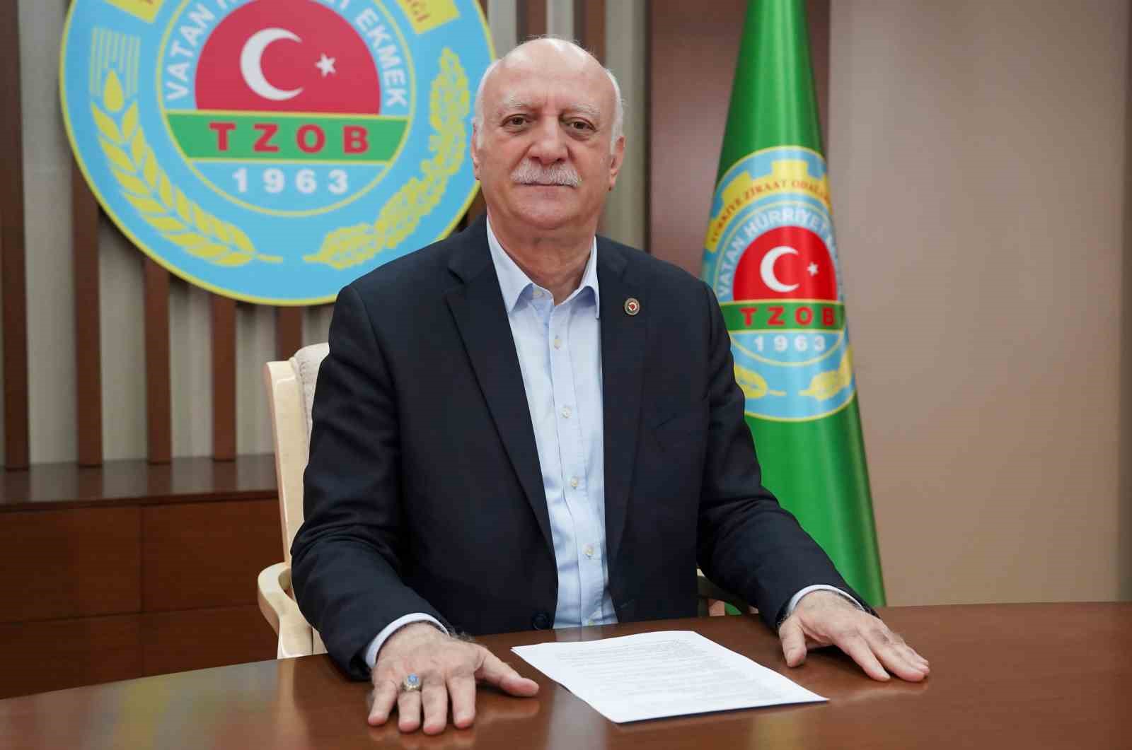 Türkiye Ziraat Odaları Birliği (TZOB) Genel Başkanı Şemsi Bayraktar, Kasım