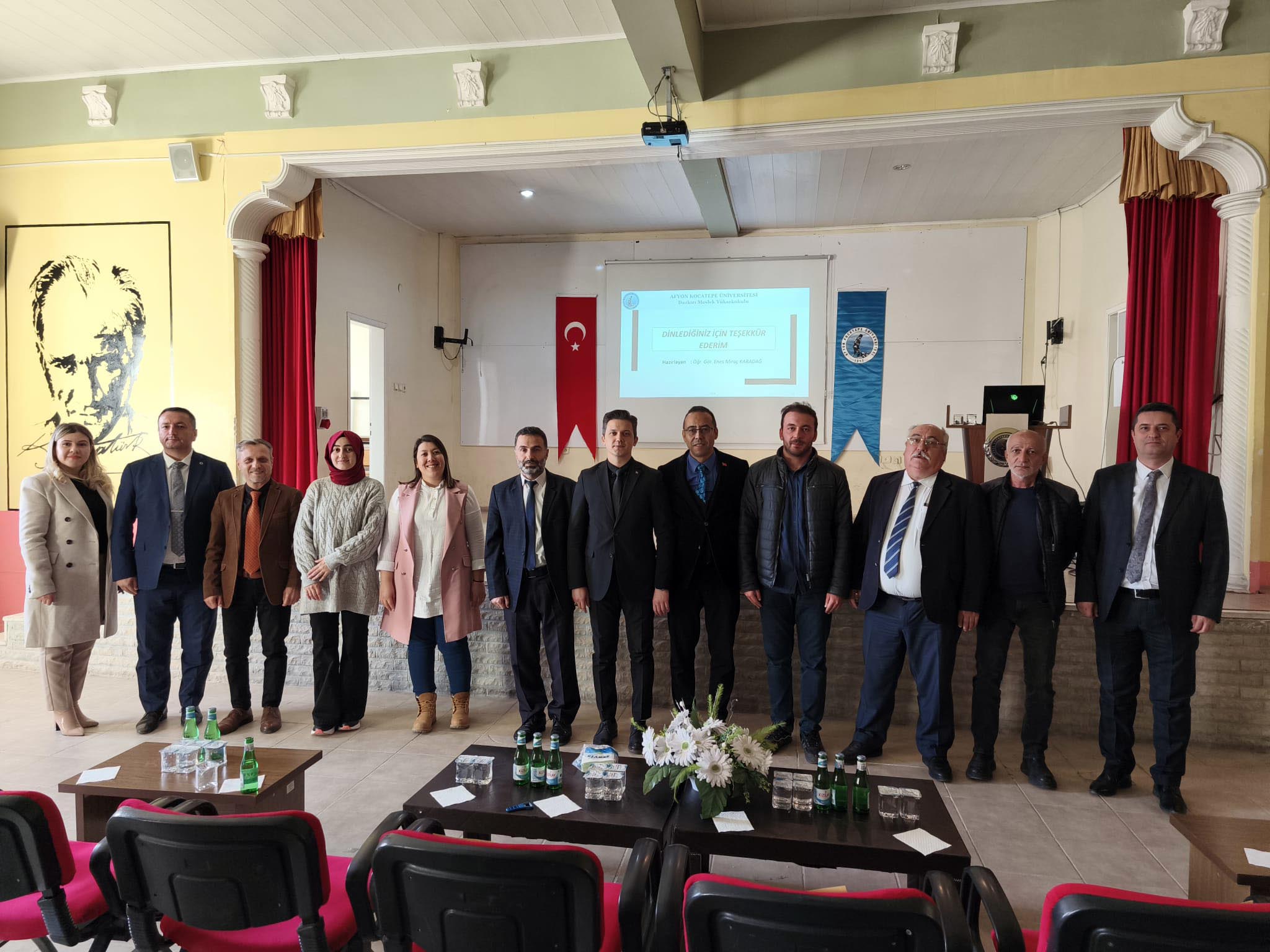 Afyon Kocatepe Üniversitesi (AKÜ) Dazkırı Meslek Yüksekokulunda (MYO) “Depremden Korunma