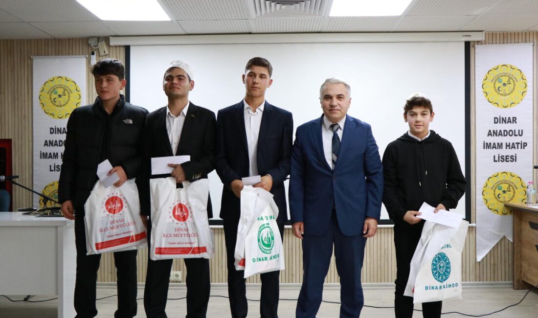 Dinar Belediye Başkanı Veysel Topçu, Dinar Anadolu İmam Hatip Lisesi