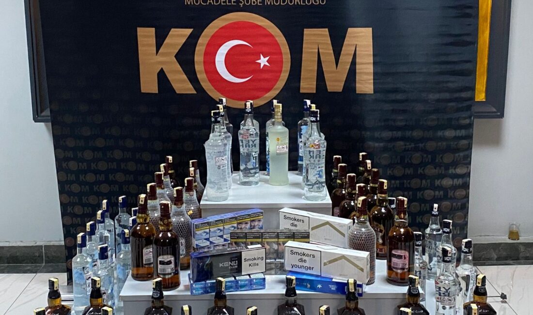 Yılbaşı öncesi sahte içki operasyonu Uşak Emniyet Müdürlüğü yılbaşı öncesi piyasaya sahte içki sokmak isteyen