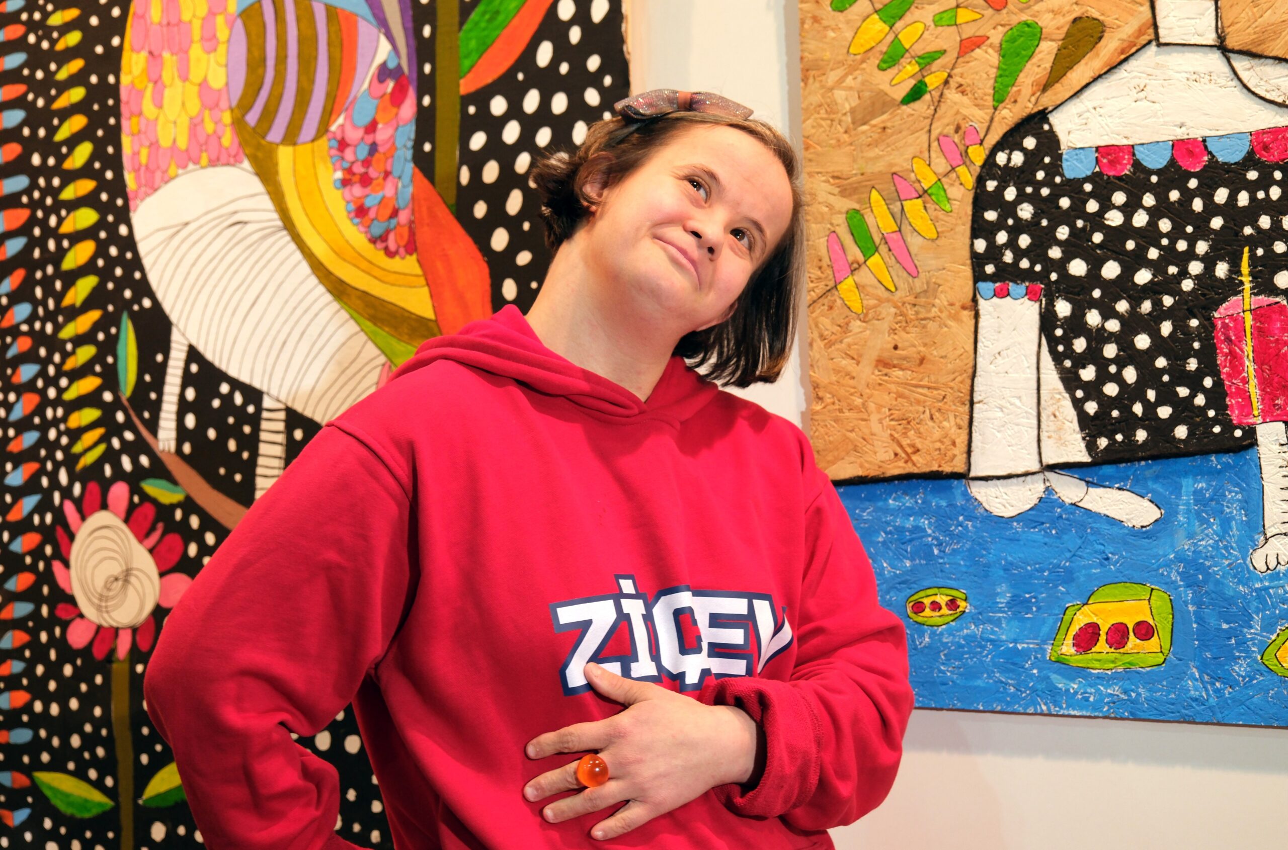 Mersinli down sendromlu ressam Ayla Sökemen, yaklaşık 20 yıldır resim