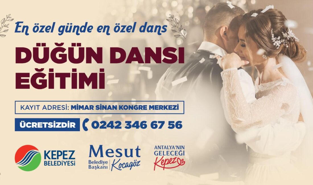 Kepez Belediyesi, dünya evine girecek olan çiftlere özel ücretsiz  ‘Düğün