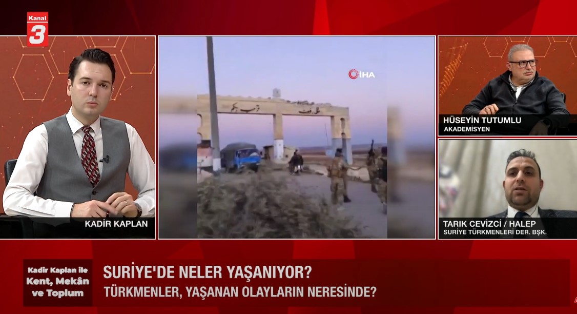 Suriye Türkmen Dernekleri Federasyon Başkanı Tarık Cevizci, Suriye’de yaşanan son