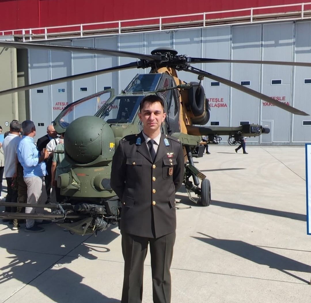 Isparta'nın Keçiborlu ilçesinde helikopter kazasında şehit olan askerlerden Rizeli Teğmen