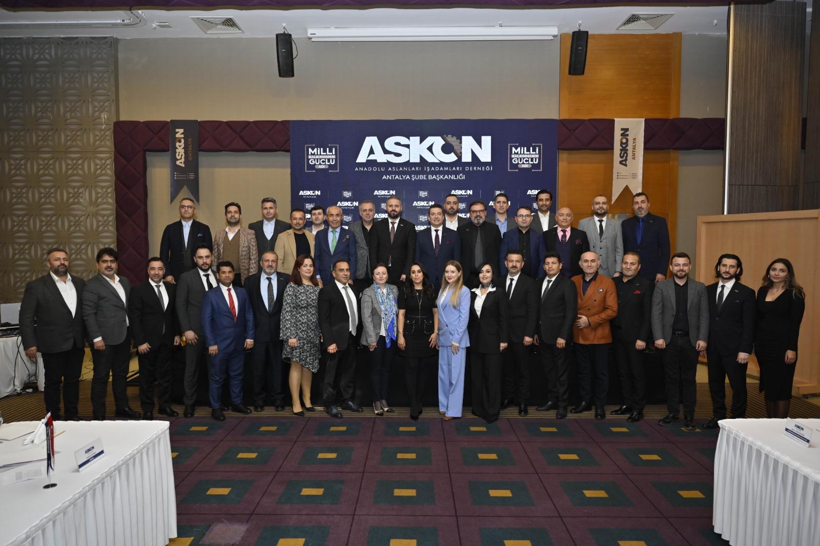 Anadolu Aslanları İş Adamları Derneği (ASKON) Antalya Şubesi 3. Olağan