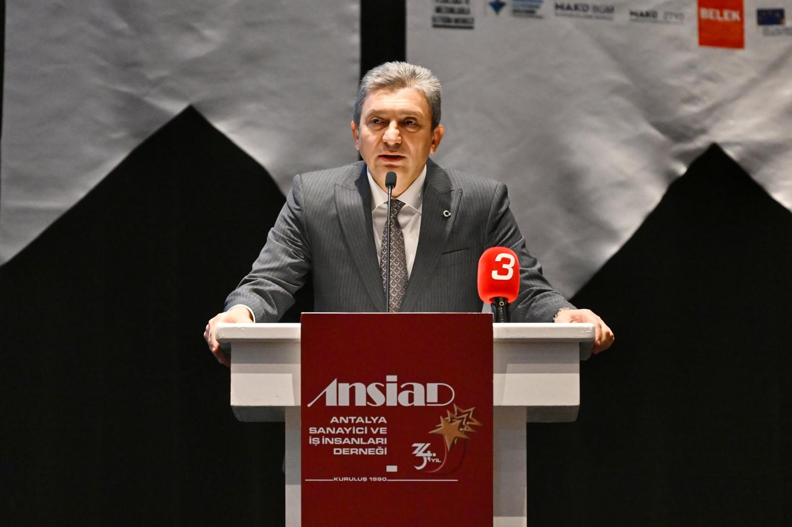 Antalya Sanayici ve İş İnsanları Derneği (ANSİAD) tarafından düzenlenen 22.