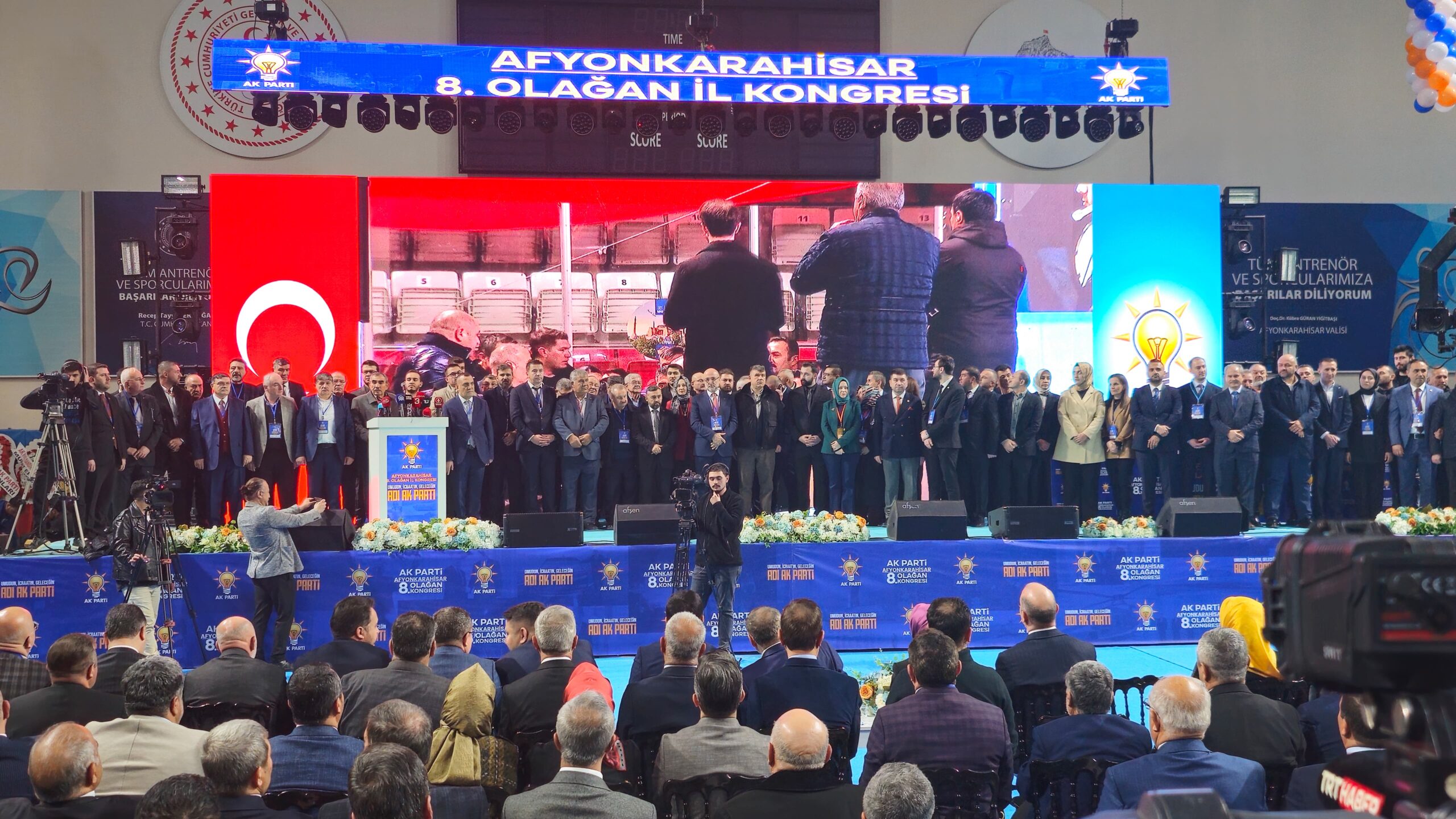 Bugün düzenlenen  AK Parti Afyonkarahisar 8.İl Kongresi’nde AK Parti Afyonkarahisar