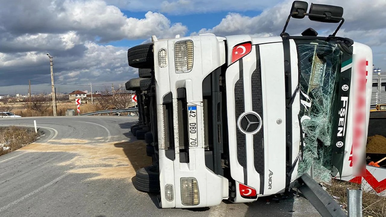   Edinilen bilgilere göre, E.A. yönetimindeki 42  plakalı tır, Afyonkarahisar’ın