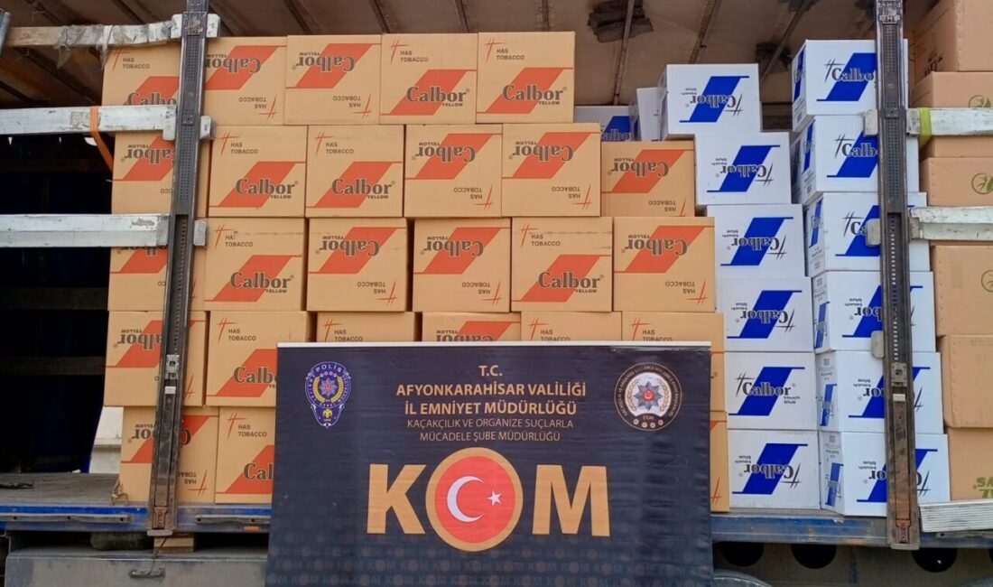 – Afyonkarahisar’ın İhsaniye ilçesinde bir tırda 2 milyon 930 bin