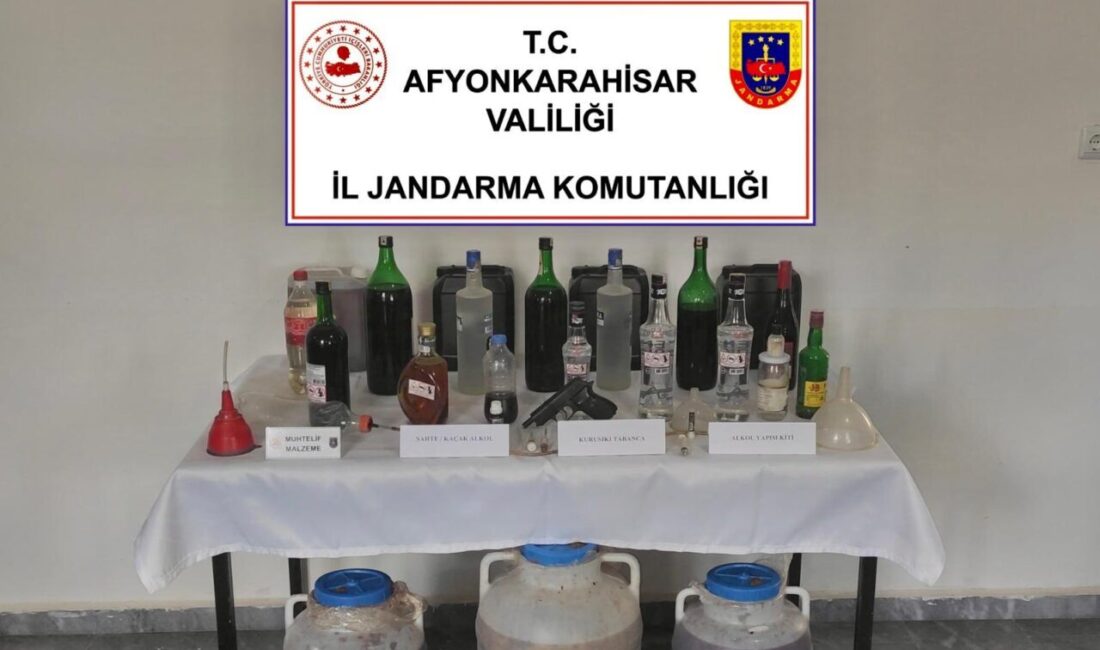 AFYONKARAHİSAR (AA) – Afyonkarahisar'ın Sultandağı ilçesindeki bir evde 128 litre