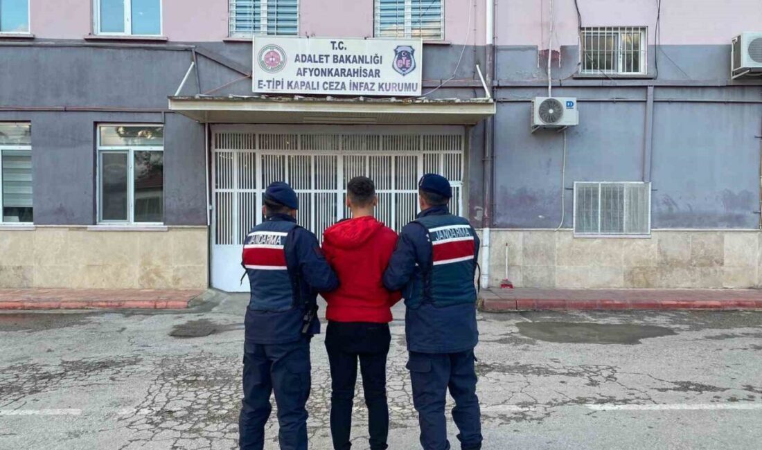 Hırsızlık suçundan aranan şahsı jandarma yakaladı Afyonkarahisar’da hırsızlık suçundan 4 yıl hapis cezasıyla aranan şahıs jandarmanın