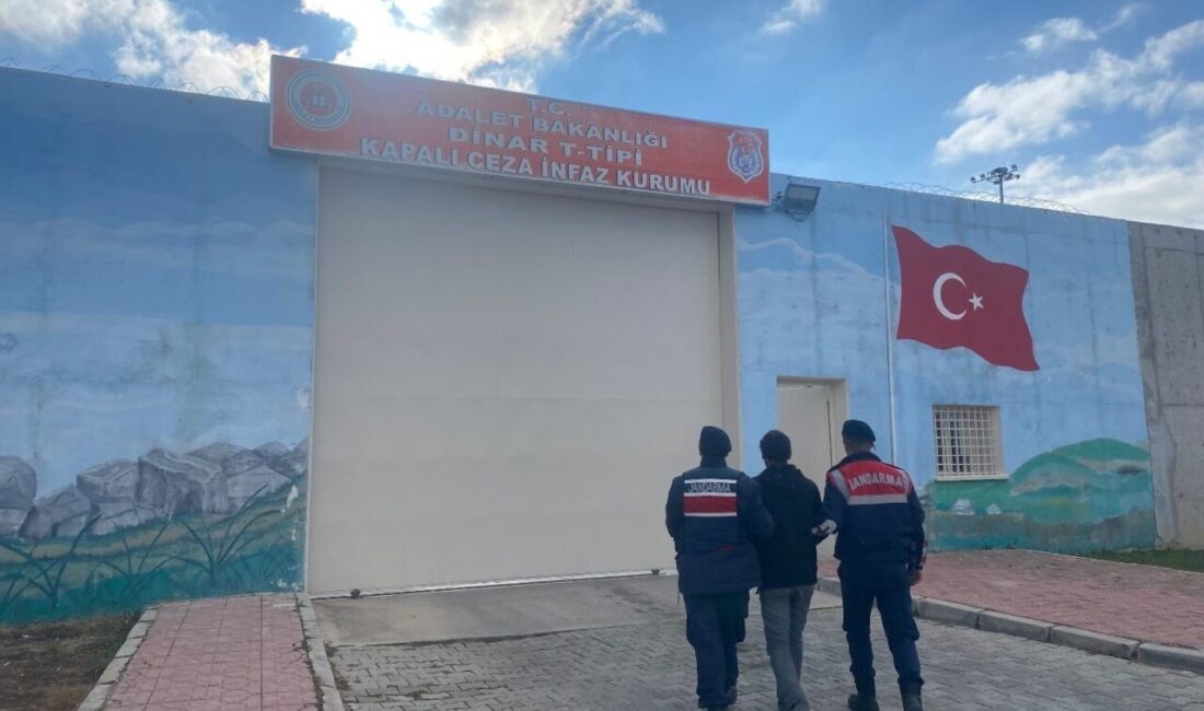 Afyonkarahisar’da kasten yaralamam suçundan hapis cezasıyla aranan şahıs jandarmanın takibi