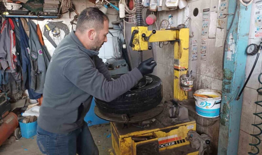 Kış lastiği uygulamasının başlamasıyla yurt genelinde olduğu gibi Afyonkarahisar’daki lastikçilerde