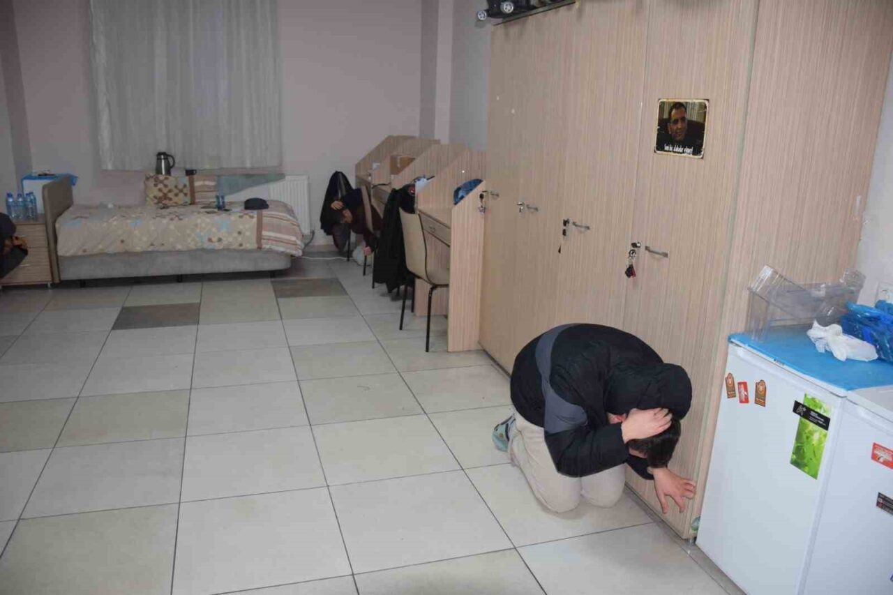 Afyonkarahisar Gençlik ve Spor Bakanlığı’na bağlı Kamil Miras Yurdu’nda, Afet