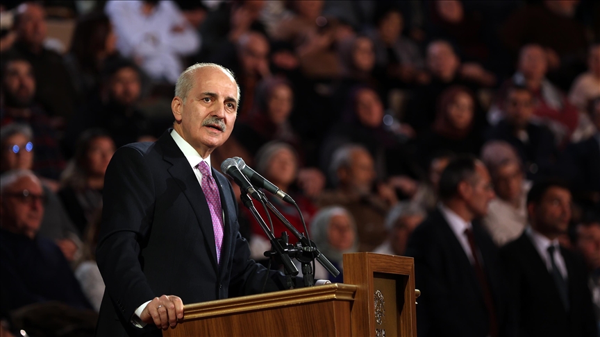 TBMM Başkanı Numan Kurtulmuş,"751. Vuslat Gecesi'nde niyazımız odur. Ya Rabbi,