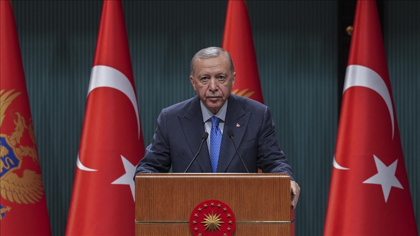 Cumhurbaşkanı Erdoğan, "Ülkemizin milli güvenlik öncelikleri çerçevesinde sahadaki süreci anbean