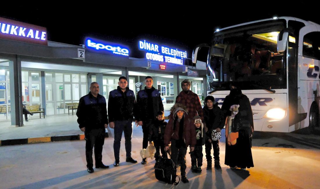 Dinar Belediye Başkanı Veysel Topçu’nun talimatlarıyla, ilçede ağırlanan Suriyeli vatandaşların