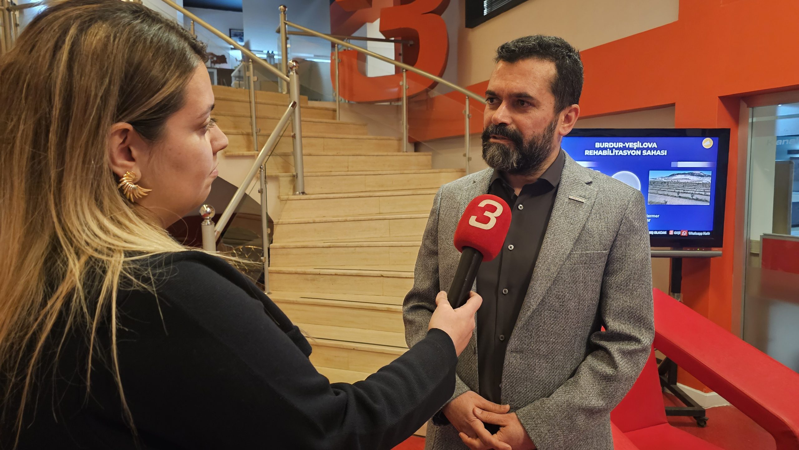 Kanal 3 Afyonkarahisar hizmet binasında Megabirlik Medya A.Ş. Yönetim Kurulu