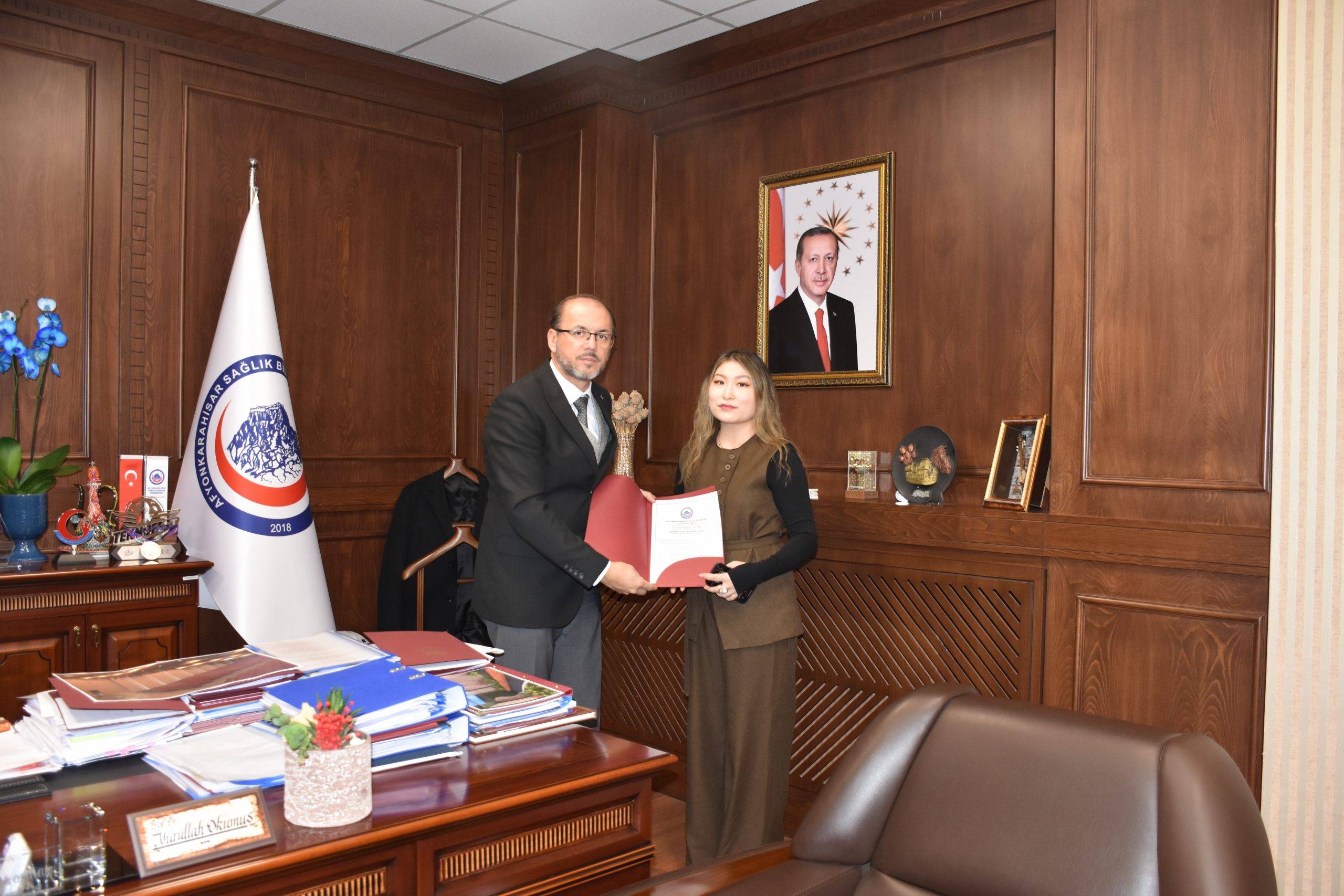 Afyonkarahisar Sağlık Bilimleri Üniversitesi ile Kazakistan Karaganda Tıp Üniversitesi arasındaki
