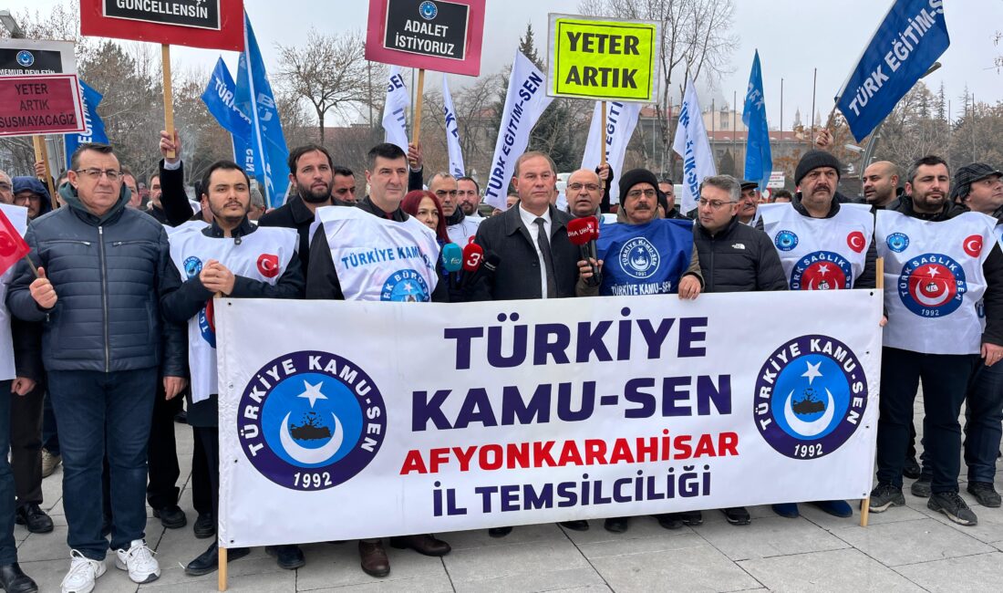 Türkiye Kamu-Sen Afyonkarahisar İl Temsilcisi Mehmet Ali Öztürk, Zafer Meydanı’nda
