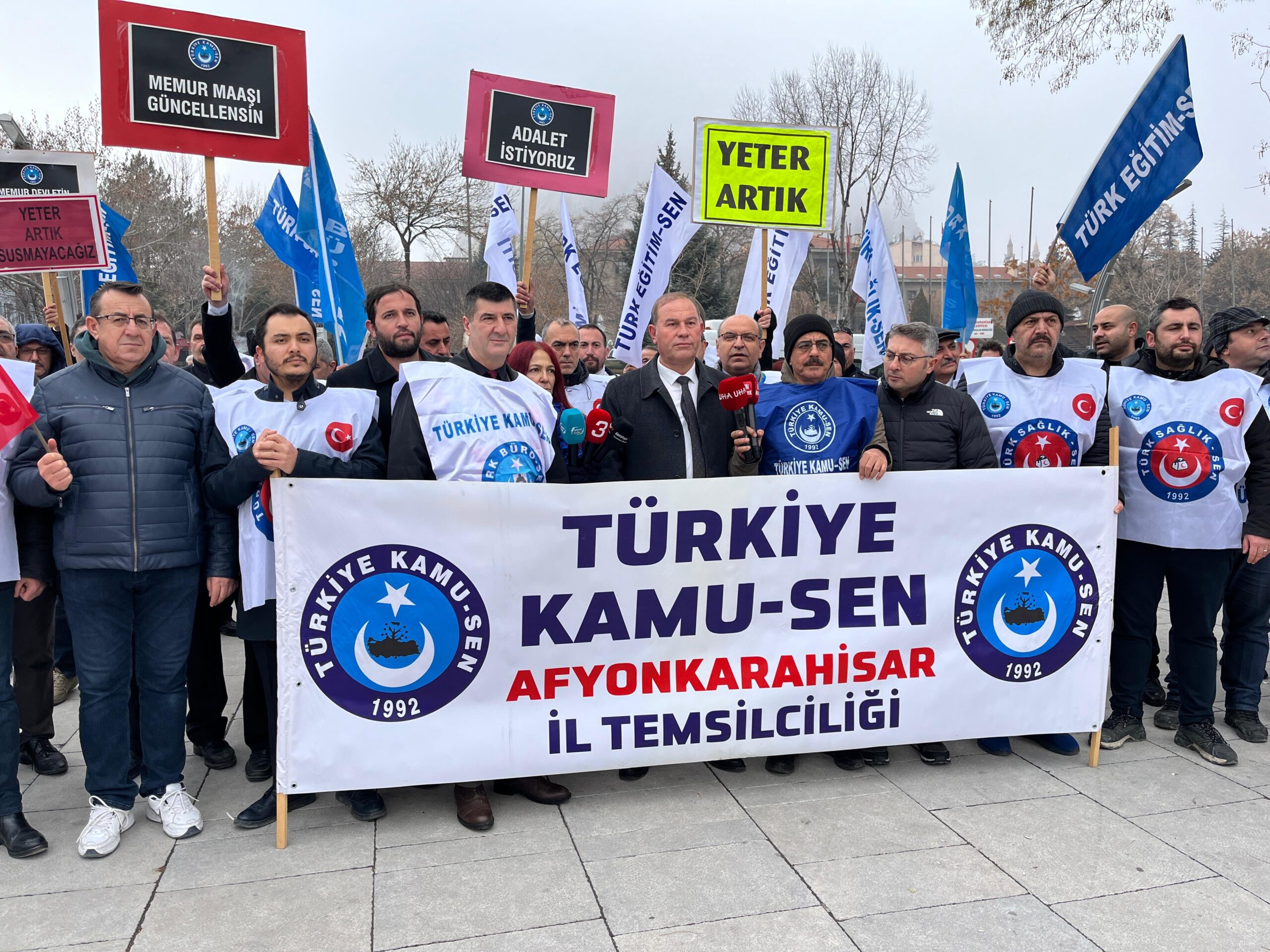 Türkiye Kamu-Sen Afyonkarahisar İl Temsilcisi Mehmet Ali Öztürk, Zafer Meydanı’nda
