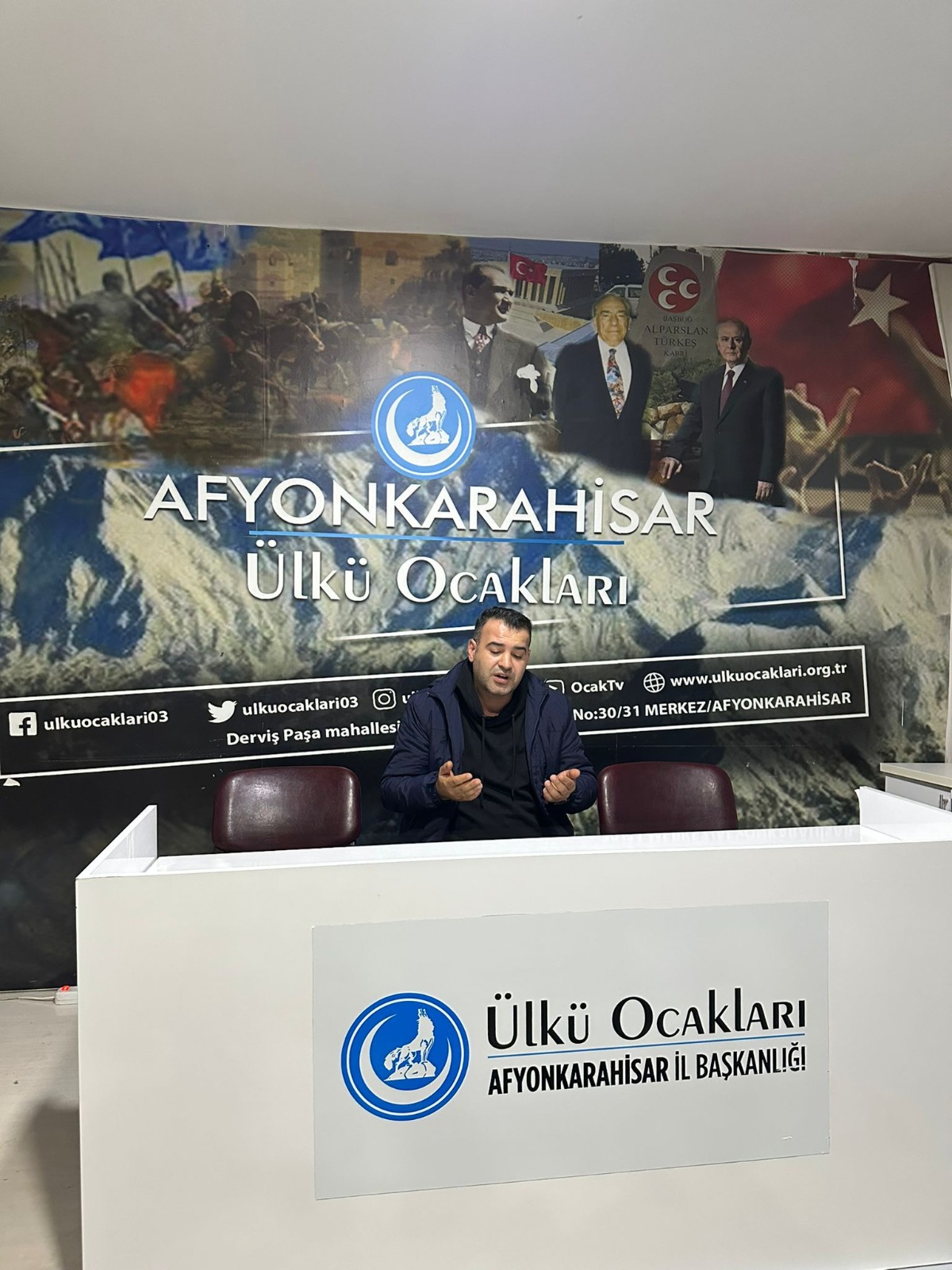 Afyonkarahisar Ülkü Ocakları İl Başkanlığı, Bolu’da meydana gelen yangın felaketinde