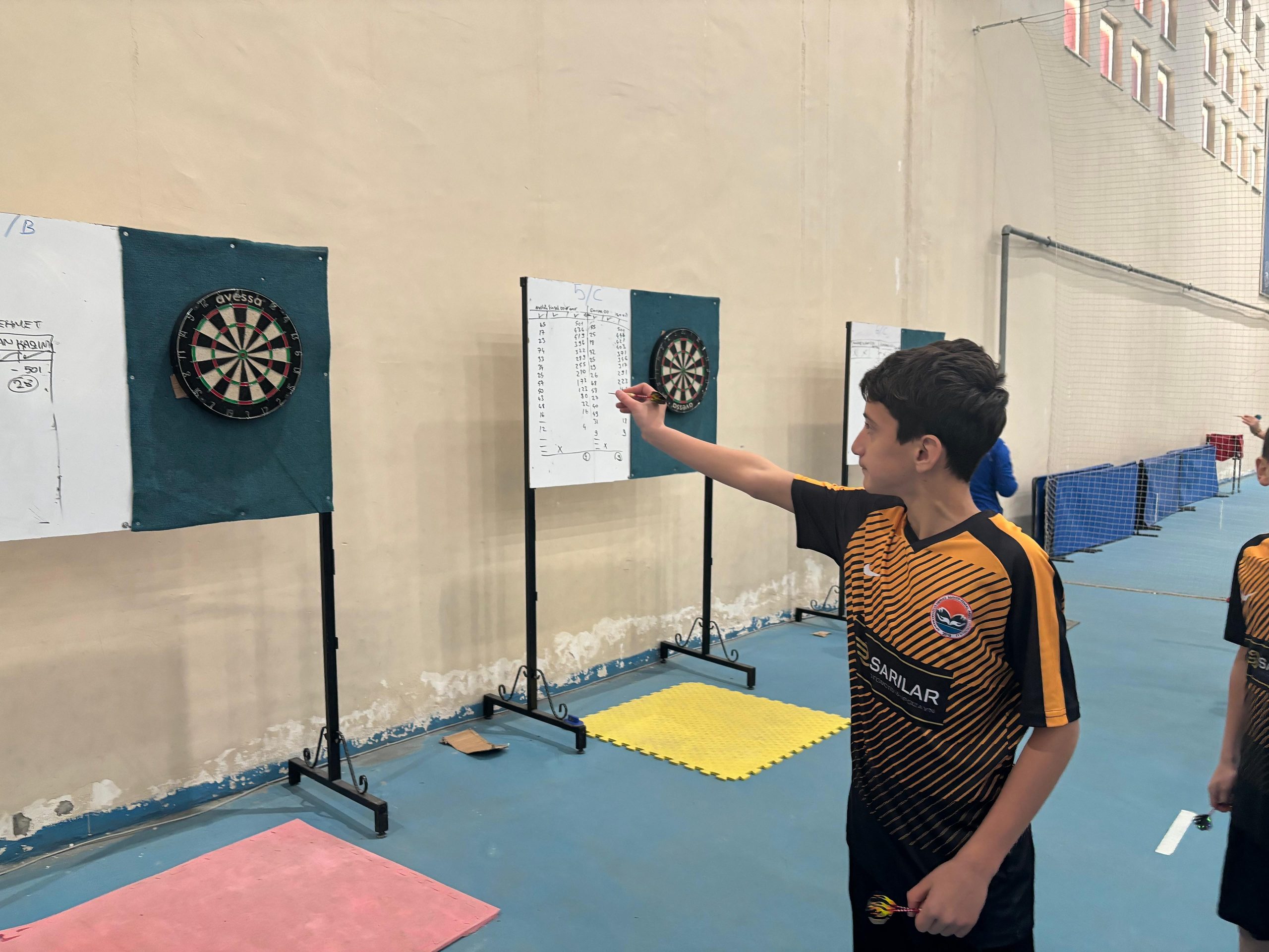 Okul Sporları Yıldız Erkekler Dart müsabakaları Kocatepe Spor Kompleksi’nde tamamlandı.