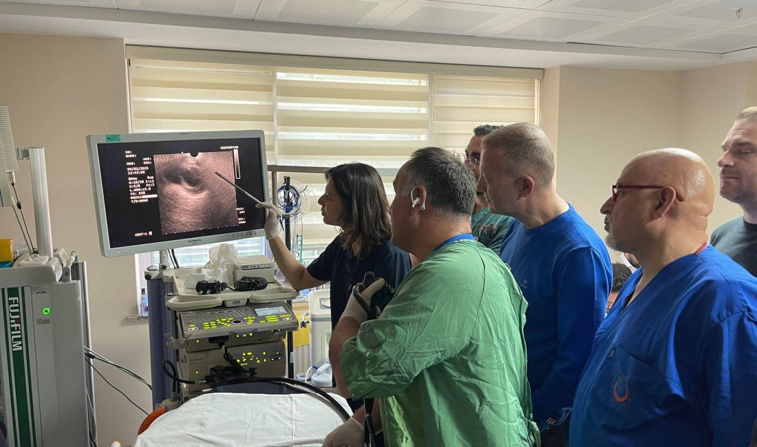 AFSÜ Hastanesi Genel Cerrahi Kliniğinde, ERCP (Endoskopik Retrograd Kolanjiyopankreatografi) eğitim