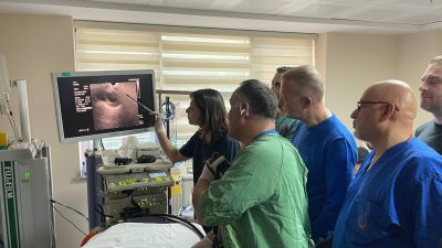 AFSÜ Hastanesi Genel Cerrahi Kliniğinde, ERCP (Endoskopik Retrograd Kolanjiyopankreatografi) eğitim