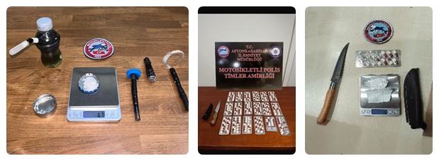 Afyonkarahisar polisi, suç ve suçlularla mücadelesini kararlılıkla sürdürüyor. Çeşitli suçlardan