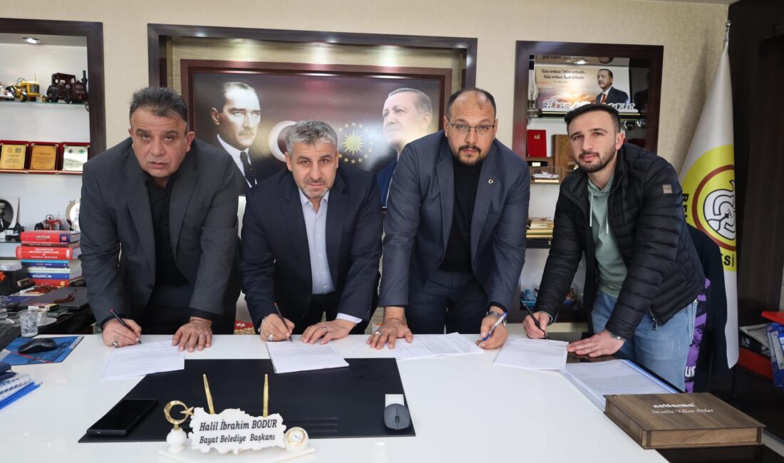 Bayat Belediye Başkanı Halil İbrahim Bodur’un destekleriyle, Bayat Taşımacılık Şirketi