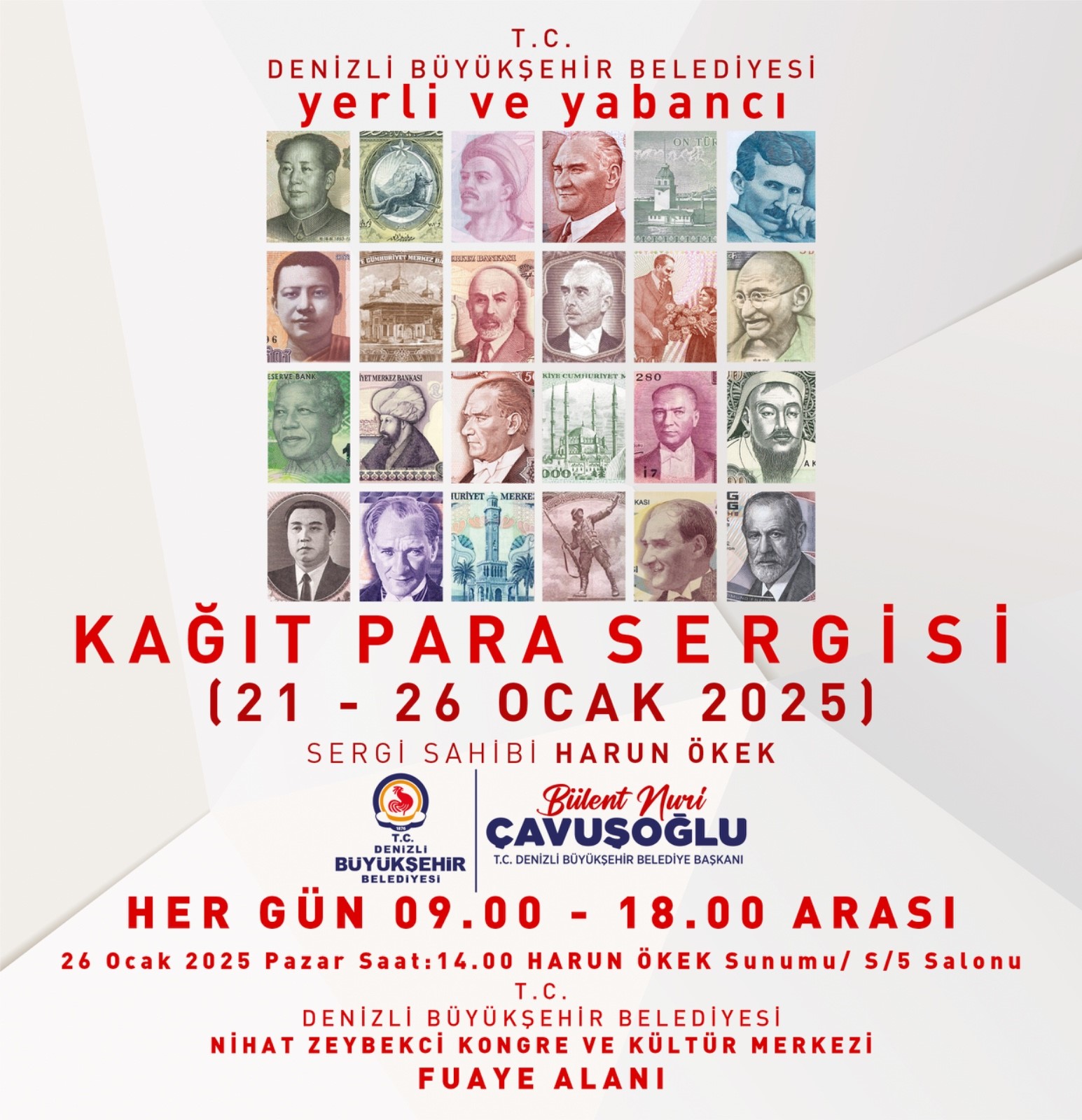 Denizli Büyükşehir Belediyesi, koleksiyoner Harun Ökek'in elindeki yerli ve yabancı
