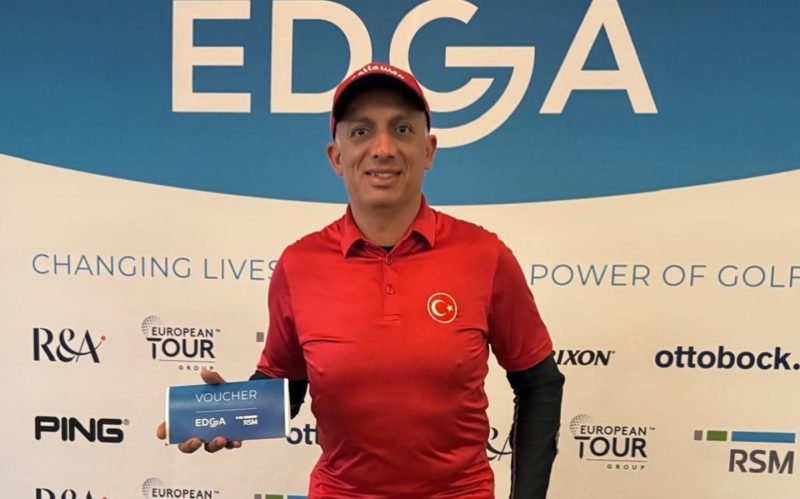 EDGA Portekiz Swing Gramacho'da mücadele eden milli golfçü Mehmet Kazan